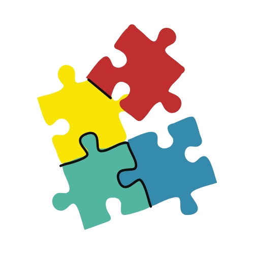 Bureau de tabac presse à Fleury-d’Aude – Services complémentaires et proximité Illustration colorée composée de pièces de puzzle imbriquées, symbolisant la diversité et la complémentarité des services proposés par un bureau de tabac presse à Fleury-d’Aude. Cette image évoque un commerce de proximité regroupant presse, tabac, jeux et services du quotidien.